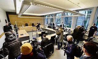 Prozess gegen den 37-jährigen Unfallverursacher im Januar 2022 im Amtsgericht Gütersloh. - Wolfgang Wotke