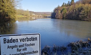 Der idyllische Nethestausee verlandet. Den Fischen bleibt immer weniger Raum. - Burkhard Battran