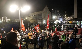 Drei Parteien wollen gegen die "Spaziergänger" in Bünde demonstrieren. - Florian Weyand