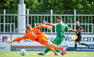 Gleich getroffen: Neuzugang Ramien Safi steuerte den Treffer zum 5:0-Endstand bei. - Joel Beinke