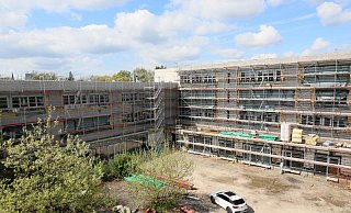 Das Bauprojekt am Ravensberger Gymnasium wir deutilch teurer als zuletzt berechnet worden war. - Frank-Michael Kiel-Steinkamp