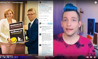Der Youtube-Star Rezo kritisiert seit Jahren das politische Gebaren in Berlin. Auch Christian Haase taucht dabei neben Julia Klöckner auf. - Alexander Graßhoff