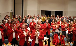 Beste Stimmung herrschte bei der Generalversammlung der Eintracht am Freitagabend. - Regina Brucksch