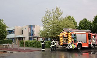 Erneut gab es ein Feuer an der Freiherr-vom-Stein-Schule in Gütersloh. - Thorsten Heß