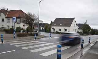 Der Zebrastreifen an der Bielefelder Straße. - Mareike Patock