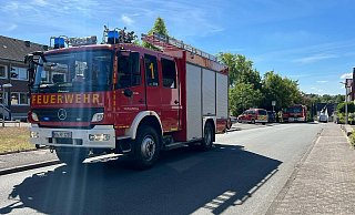 "Zimmerbrand" hieß die Menldung für den Feuewehreinsatz an der Silberbrede. - FFW Warburg