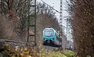 Die Eurobahn macht auch in Steinheim-Sandebeck Halt. - dpa/Symbolbild