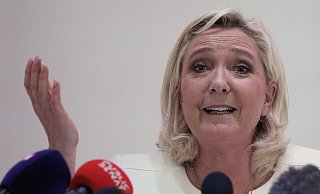 Marine Le Pen, Präsidentschaftskandidatin der rechtsextremen Partei Rassemblement National. - Francois Mori