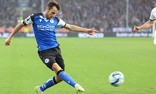 Arminia Bielefelds Christopher Lannert glänzte beim 3:1-Erfolg über Waldhof Mannheim auf der rechten Seite. - Oliver Krato