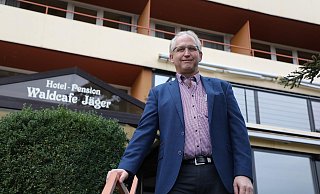 Joachim Avenarius, Dehoga-Chef im Kreis Höxter, wirbt für einen Nationalpark in der Egge. - Simone Flörke