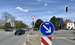 Der erste Bauabschnitt in Lübbecke beginnt am kommenden Montag an der Hardenbergstraße und endet an der Kreuzung B239/B65. - Heike von Schulz