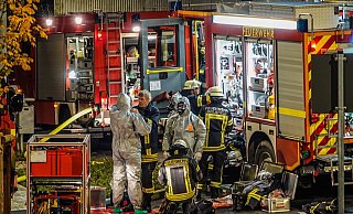 Großer Einsatz der Feuerwehr an der Gustav-Winkler-Straße. - Paul Brinkmann