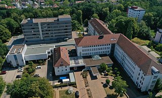 Das Krankenhaus an der Wielandstraße soll durch einen Neubau ersetzt werden. Dort sollen dann die Auguste-Viktoria-Klinik und das Allgemeinkranenhaus zusammengeführt werden. - Jürgen Krüger