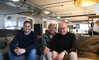 Torben Stallmann (v.l.) sowie Susanne und Bruno Ette entwickeln zusammen ein spannendes Eventgastro-Konzept. - Sven Hauhart