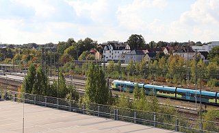 Auf einer Strecke von 1,3 Kilometern fahren die Züge im Bereich Herford derzeit langsamer. - Susanne Barth