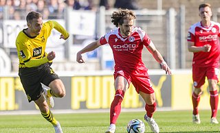 Arminias Mael Corboz will Profifußball und Klimaschutz miteinander verbinden. Dafür initiierte er einen Aktionsspieltag. - Oliver Krato