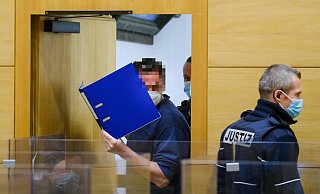 Der mutmaßliche Täter Afrim S. wurde am zweiten Prozesstag durch die Aussagen seiner Söhne schwer belastet. ?Foto: Andreas Zobe - Andreas Zobe