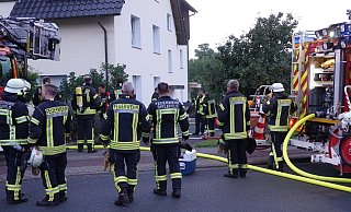 25 Kräfte der Feuerwehr waren am Freitagabend im Einsatz. - Paul Brinkmann