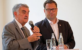 Landesinnenminister Herbert Reul spricht in der Wandelhalle über die Innere Sicherheit. - Thorsten Gödecker