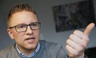 Robin Rieksneuwöhner (CDU) will neuer Verler Bürgermeister werden. - Thoering33161 Hoevelhof