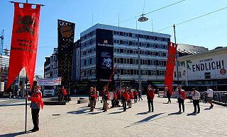 Gegen Abtreibung ist sie - und indirekt auch gar nicht weit weg von der AfD: Die TfP, die Dienstag demonstrierte. - Kurt Ehmke