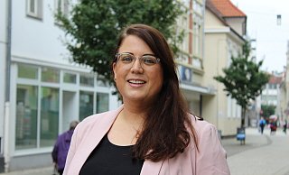 Sarah Hackländer freut sich auf die Wahl am Sonntag. - Jana Marie Bertermann