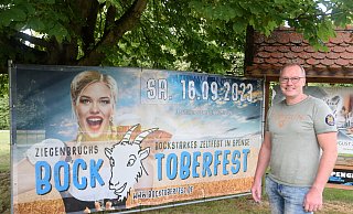 Volker Ziegenbruch lädt im September zum "Bocktoberfest" ein. - Mareike Patock