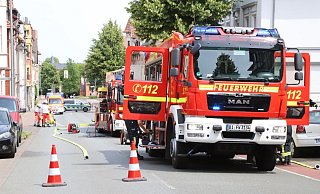 Die Teutoburger Straße ist inzwischen wieder für den Verkehr freigegeben. - Charlotte Mahncke
