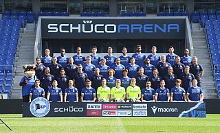 Das neue Mannschaftsfoto von Arminia Bielefeld. - Peter Unger