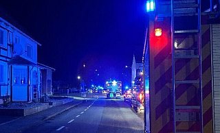 Aufgrund eines Heizungsdefekts war in einem Wohnhaus in Dössel Kohlenmonoxid ausgetreten. - FFW Warburg