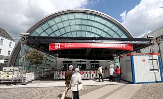 Am Impfzentrum an der Stadthalle und an den Stellen von PVM sind derzeit viele Termine frei. - Wolfgang Rudolf