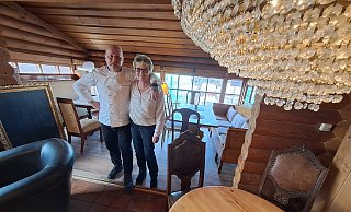 Manuela Schumacher und ihr Lebensgefährte Thomas Hausmann empfangen schon bald Gäste im Finlandia. - Peter Heidbrink