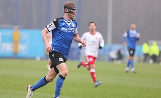 Kapitän Fabian Klos brachte Arminia Bielefeld im Duell mit Fortuna Düsseldorf kurz vor der Halbzeitpause in Führung. - Oliver Krato