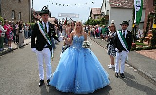 Dietmar Finke und Malina Meier glänzen beim Ausmarsch in Harth. - Johannes Büttner