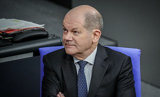 Kanzler Olaf Scholz muss endlich Führung übernehmen. Und das nicht nur in Regierungserklärungen, sondern im Handeln, fordert Kommentator Carsten Heil. - picture alliance/dpa