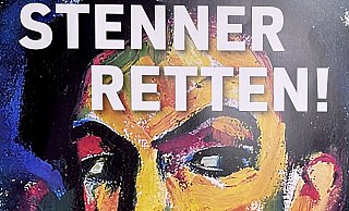 Mit diesem Plakat wirbt der Freundeskreis um Spenden. - Freundeskreis Hermann Stenner