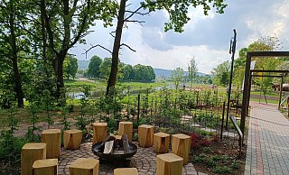 Auch im Schöpfungsgarten auf der Weserscholle wird die Jury vorbeischauen. - Huxarium-Gartenpark