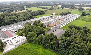 Das große Produktionsgelände von Schröder und Schröno befindet sich in Nordhagen, außerhalb von Delbrück-Mitte an der Straße Auf dem Busche. - Jens Reddeker