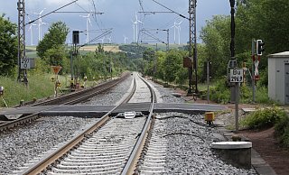 Der Bahnübergang Diemelmühle ist erneut gesperrt. - Hermann Ludwig