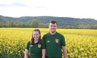 Die Majestäten Yannik Bodemann und Johanna Dohmann können in diesem Jahr endlich zusammen das Schützenfest feiern. - Schützenverein Godelheim