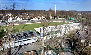 Das Ohlendorf-Stadion im Heidewald in Gütersloh wurde jetzt hinsichtlich baulicher Mängel überprüft. - Andreas Frücht