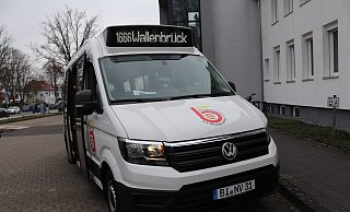 In der Nachbarstadt Spenge ist der Bürgerbus bereits seit Jahren etabliert. - Celina Allard