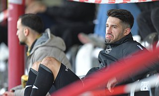 Wegen einem Knochenbruch im Sprunggelenk muss Aygün Yildirim in den restlichen Saisonspielen des SC Verl zuschauen. - Jens Dünhölter