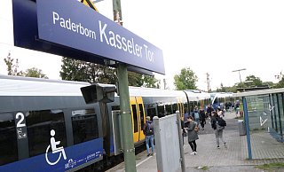 In der Nähe des Bahnhofs Kasseler Tor, an dem nur die Sennebahn hält, hat das Pärchen sein Sonnenbad genommen. - Holger Kosbab