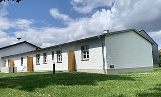 Die Häftlingsbaracke befindet sich am Appellplatz des früheren KZ Niederhagen, der heutigen Gedenkstätte. - Jens Reddeker