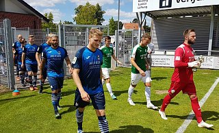 Zur Saisoneröffnung traf der SC Wiedenbrück im heimischen Jahnstadion auf den FC Gütersloh. - Gregor Winkler