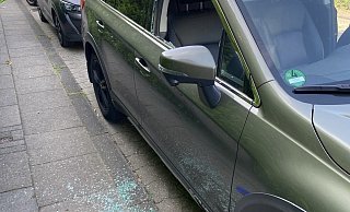 An der Händelstraße in Bielefeld sind Autos aufgebrochen worden. - Neue Westfälische