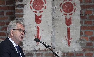 Landrat Jürgen Müller nimmt die Flutkatastrophe an Erft und Ahr zum Anlass, die Notfall-Szenarien für den Kreis Herford zu überprüfen. - Peter Steinert
