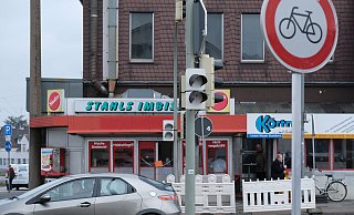Die Ampel an der meistbefahrenen Kreuzung in Bad Oeynhausen ist wieder ausgefallen. - Ulf Hanke