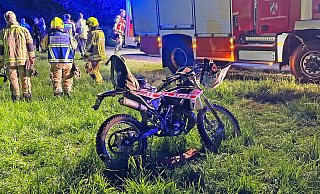 Mit seinem Motorrad verunglückte ein 16-Jähriger am Donnerstagabend. - Ralph Meyer